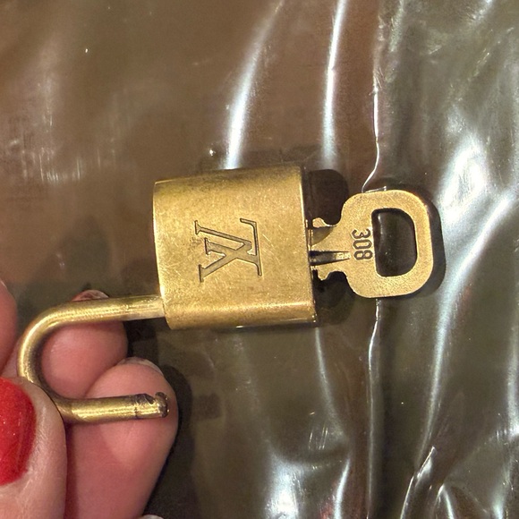Louis Vuitton Gold Padlock and Key #308 - Picture 5 of 10